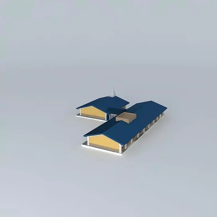 LDS. Bermejillo Meeting Center, Durango, Mexico. Free 3D model
