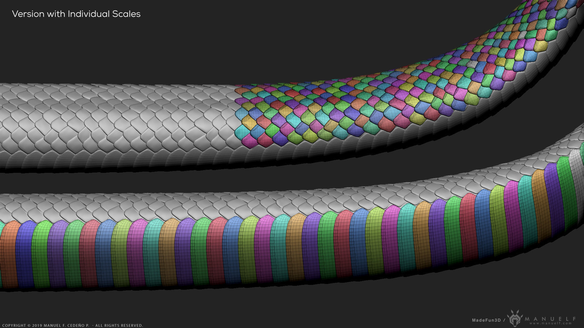 King Cobra Snake - Highpoly Sculpture 3D model_22