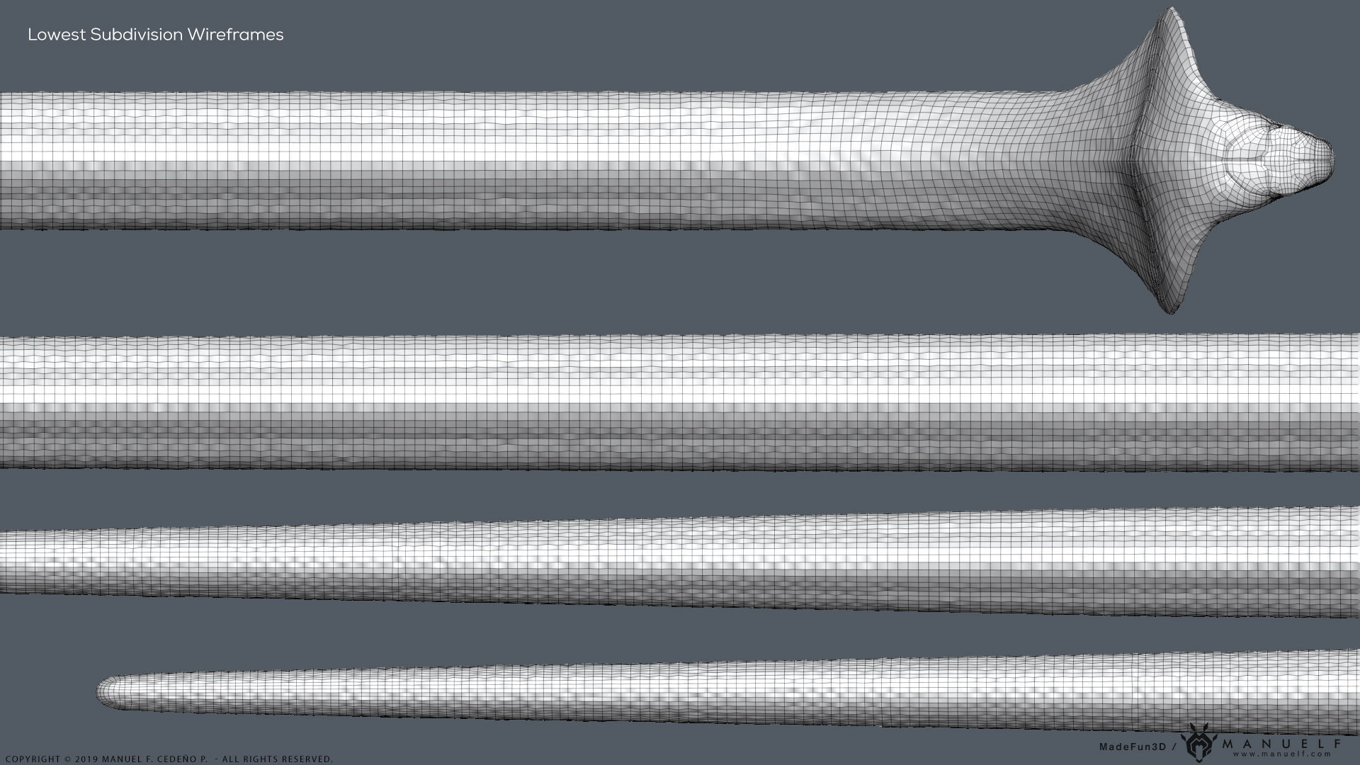 King Cobra Snake - Highpoly Sculpture 3D model_31