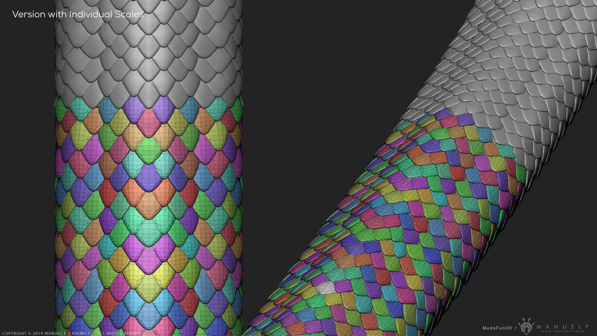 King Cobra Snake - Highpoly Sculpture 3D model_23