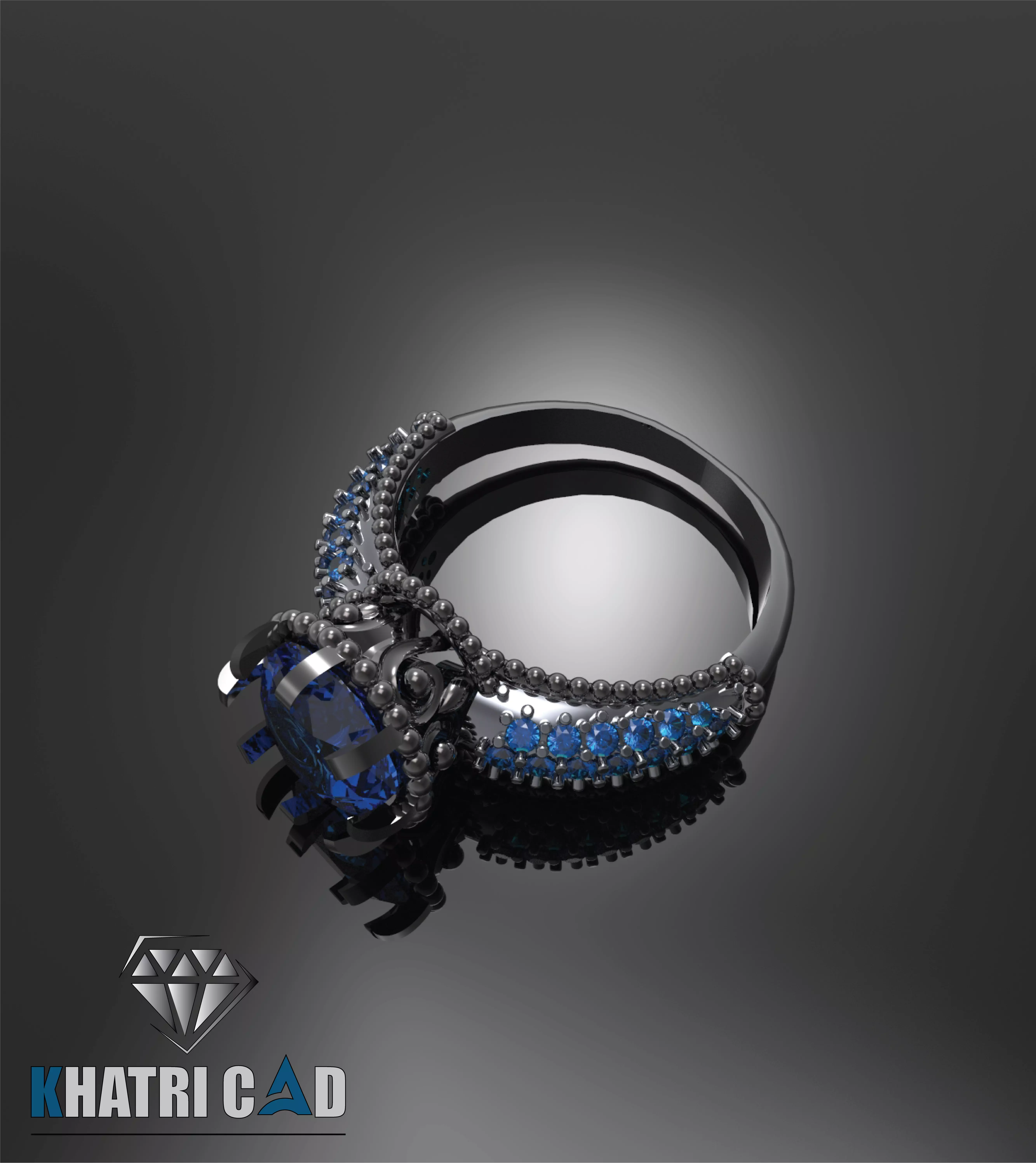 Indian Style Ring 3D print model_0