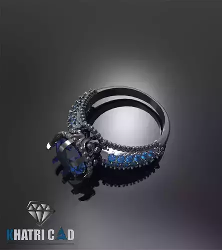 Indian Style Ring 3D print model