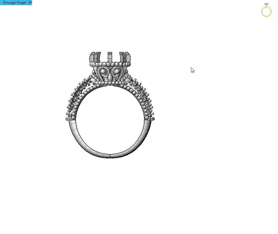 Indian Style Ring 3D print model_11