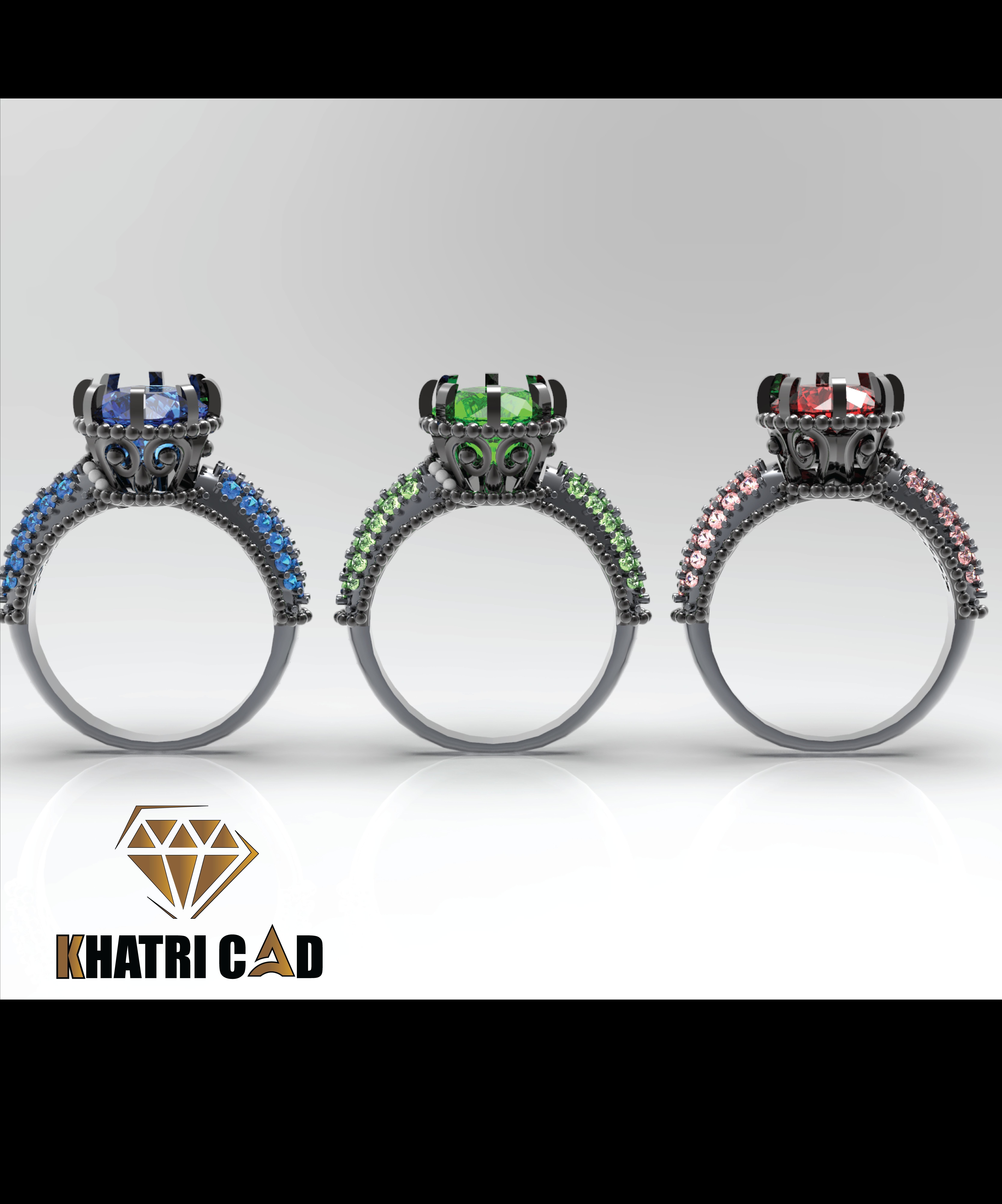 Indian Style Ring 3D print model_6