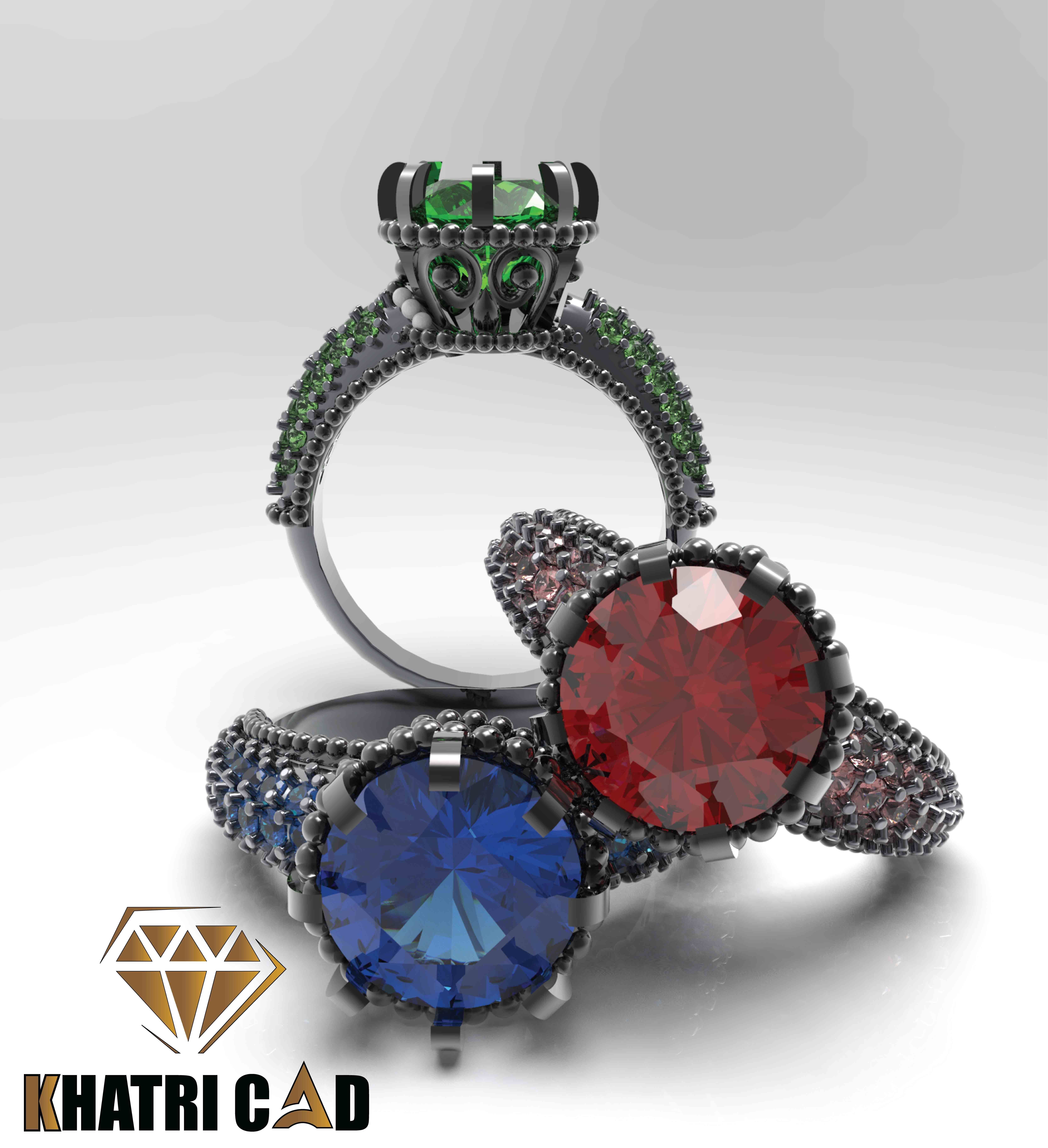 Indian Style Ring 3D print model_2