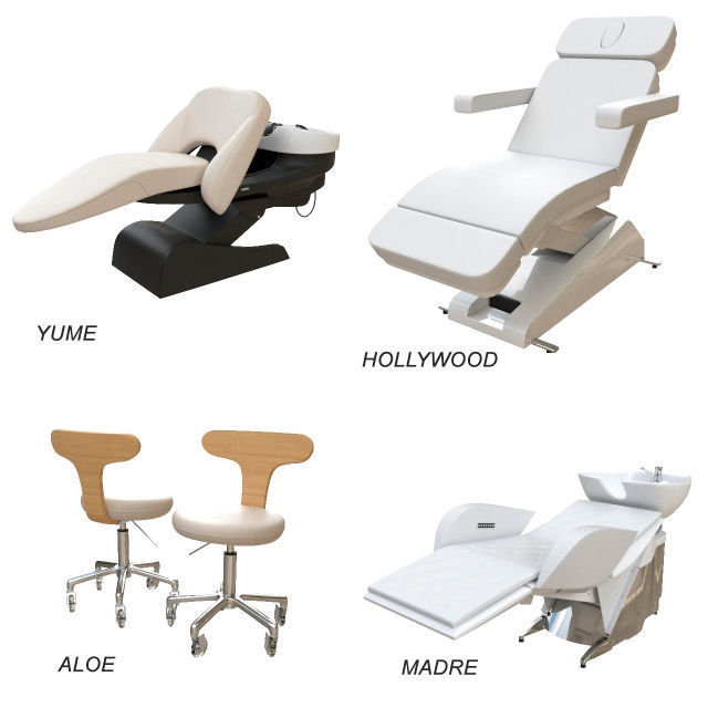 Spa set kitchen with shelves and sink 3D model_2