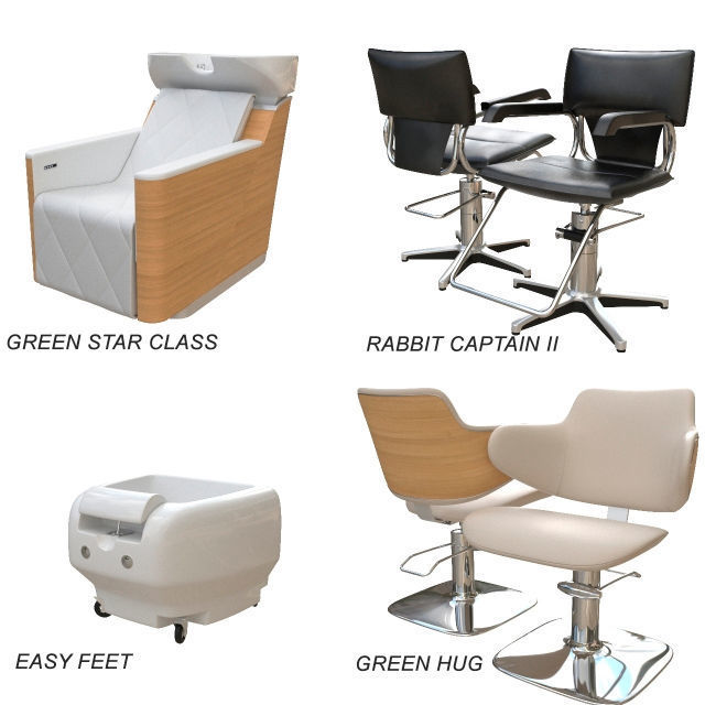 Spa set kitchen with shelves and sink 3D model_1