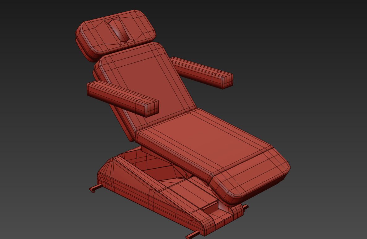 Spa set kitchen with shelves and sink 3D model_12