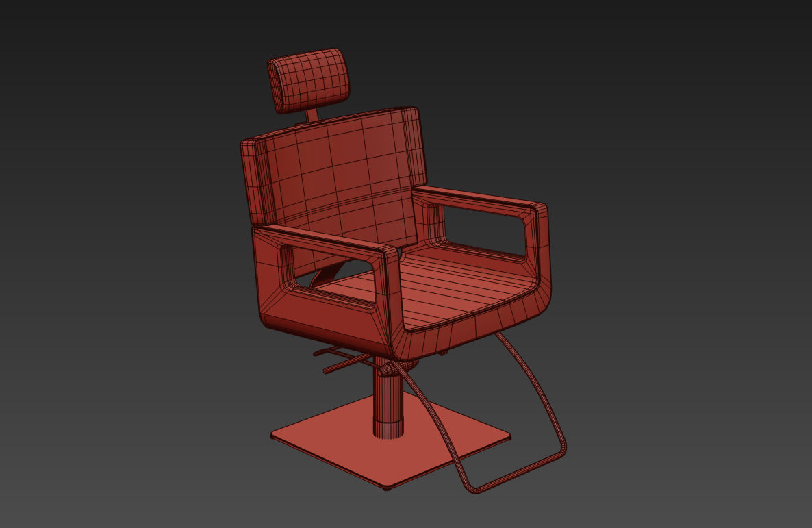 Spa set kitchen with shelves and sink 3D model_6