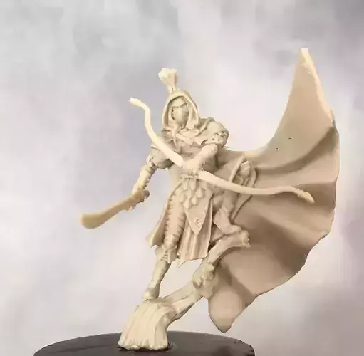 Wood Elf ranger - 35mm scale  3D print model