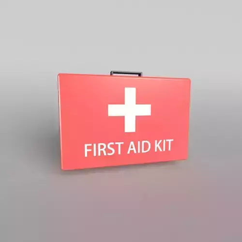 First Aid Kit 001 Free low-poly 3D model