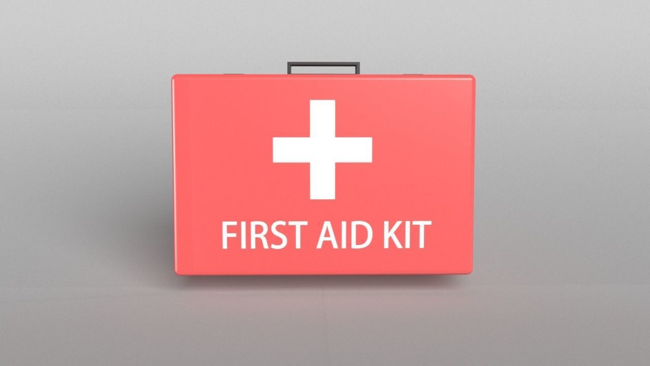 First Aid Kit 001 Free low-poly 3D model_2