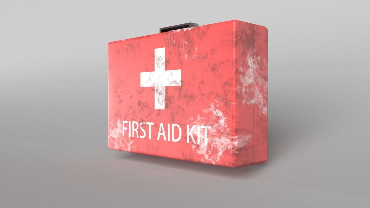 First Aid Kit 002 Free low-poly 3D model_3