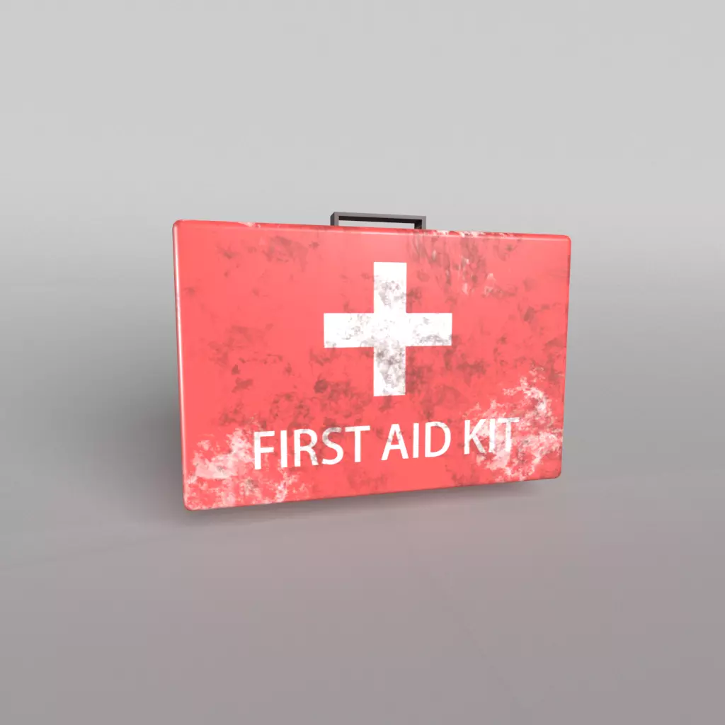 First Aid Kit 002 Free low-poly 3D model_0