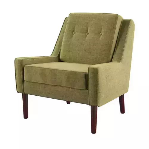 Linen Blend Rudy Upholstered Armchair Low-poly 3D model