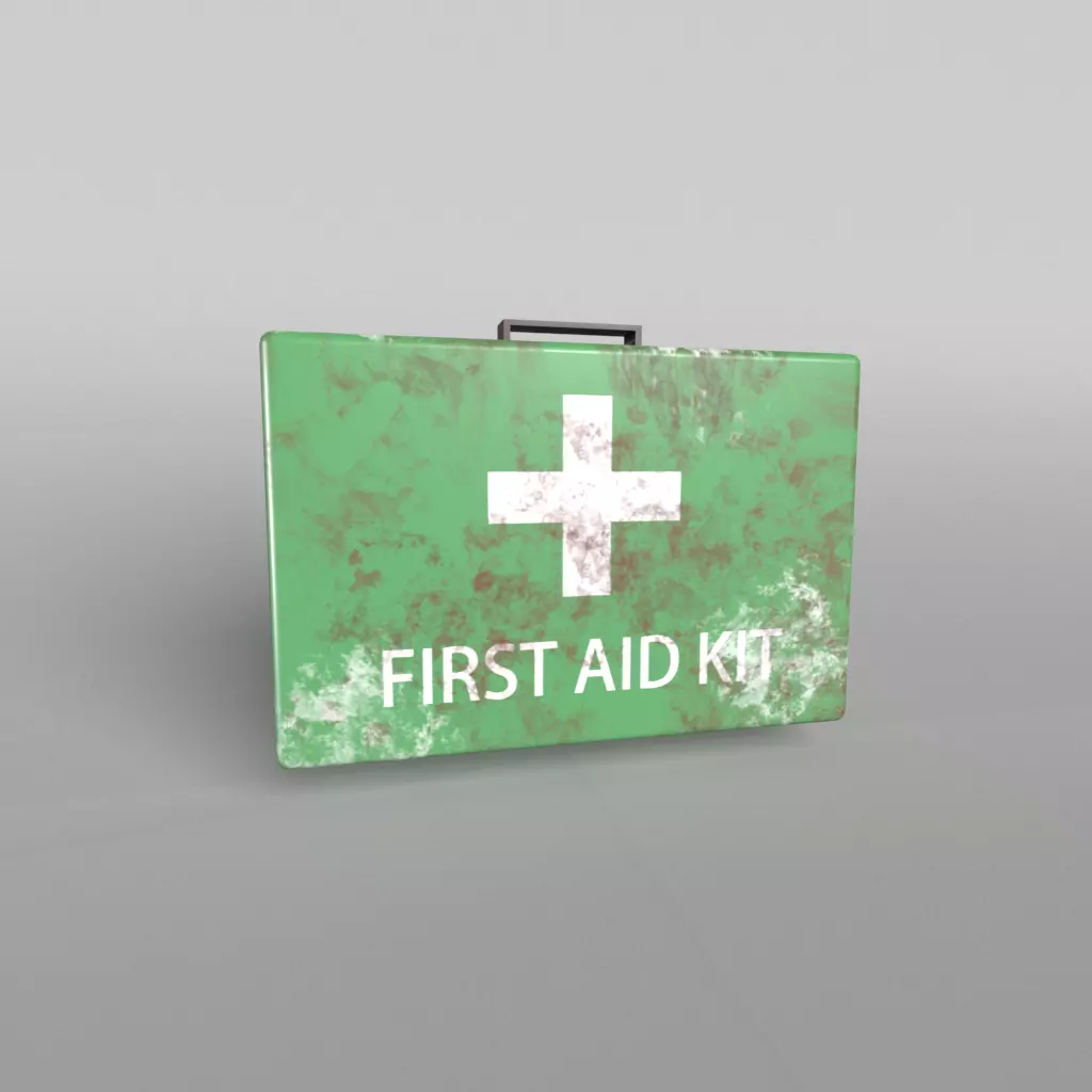 First Aid Kit 004 Free low-poly 3D model