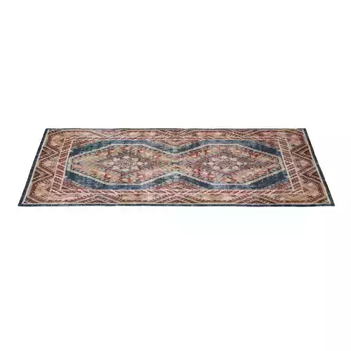 Isanotski Red Blue Area Rug