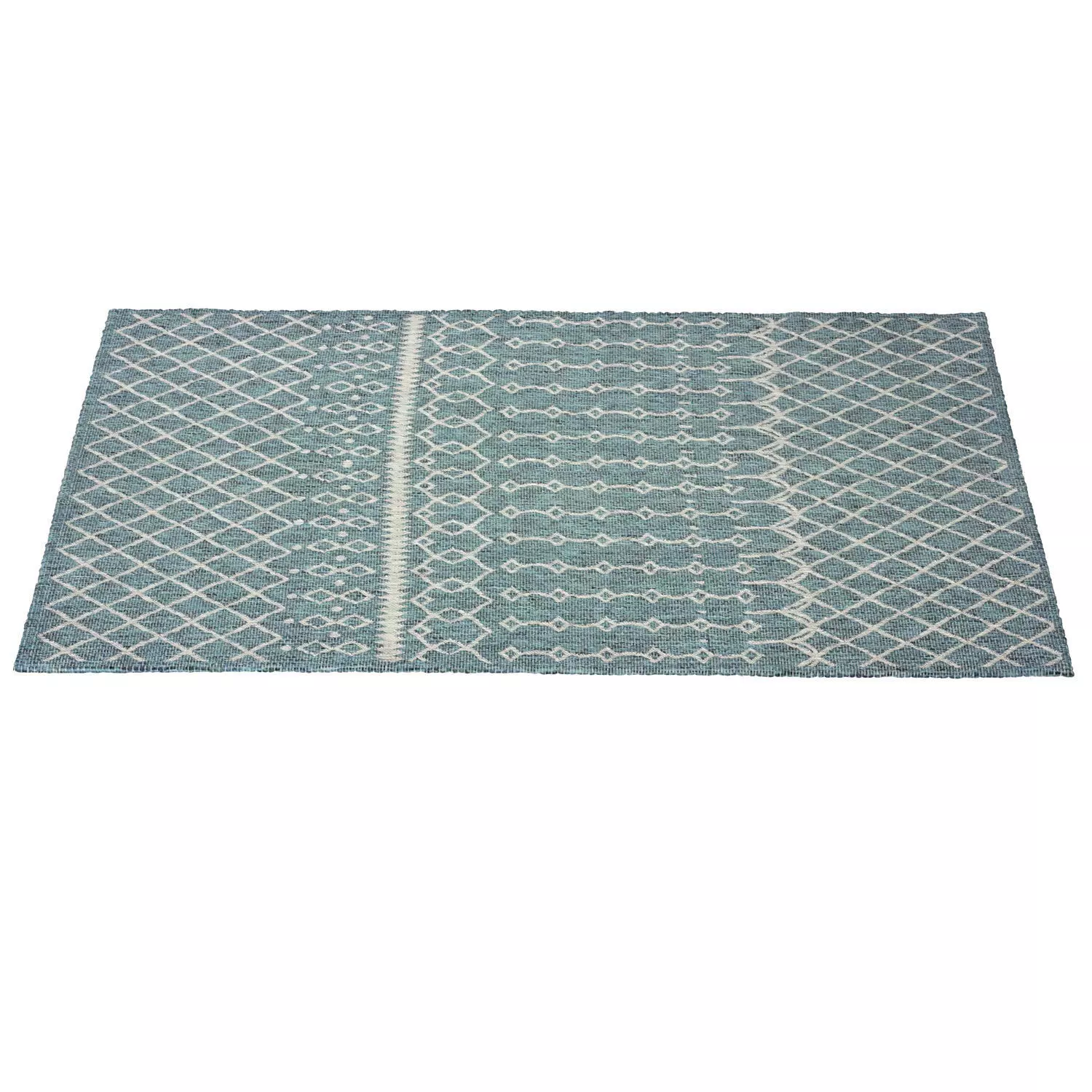 3D model Dilip Reversible Blue Indoor Outdoor Area Rug VR / AR / low ...