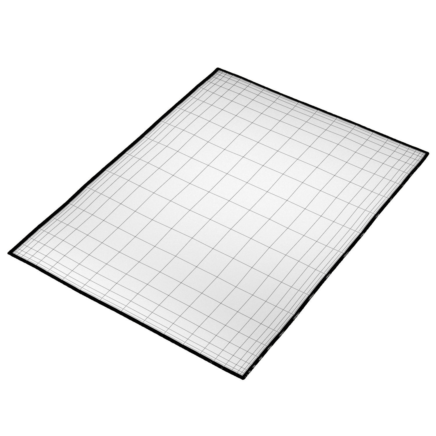 Montauk Natural Area Rug Low-poly 3D model_3