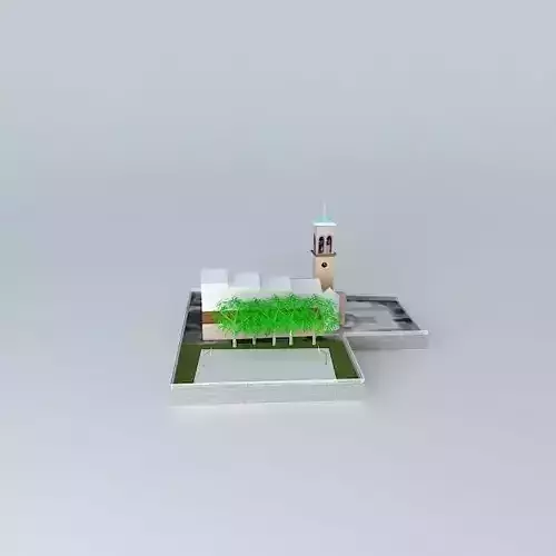 CHURCH OF SAN JUAN BAUTISTA Cerano, GUANAJUATO, MEXICO. Free 3D model