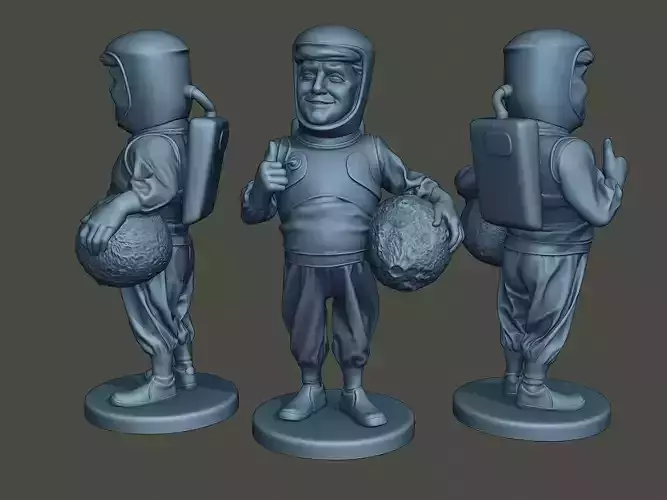 Donald Trump Astronaut 3D print model