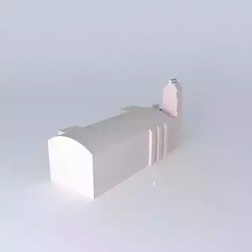 Parish of Santiago Apostol, in Mapimi, Durango. Free 3D model