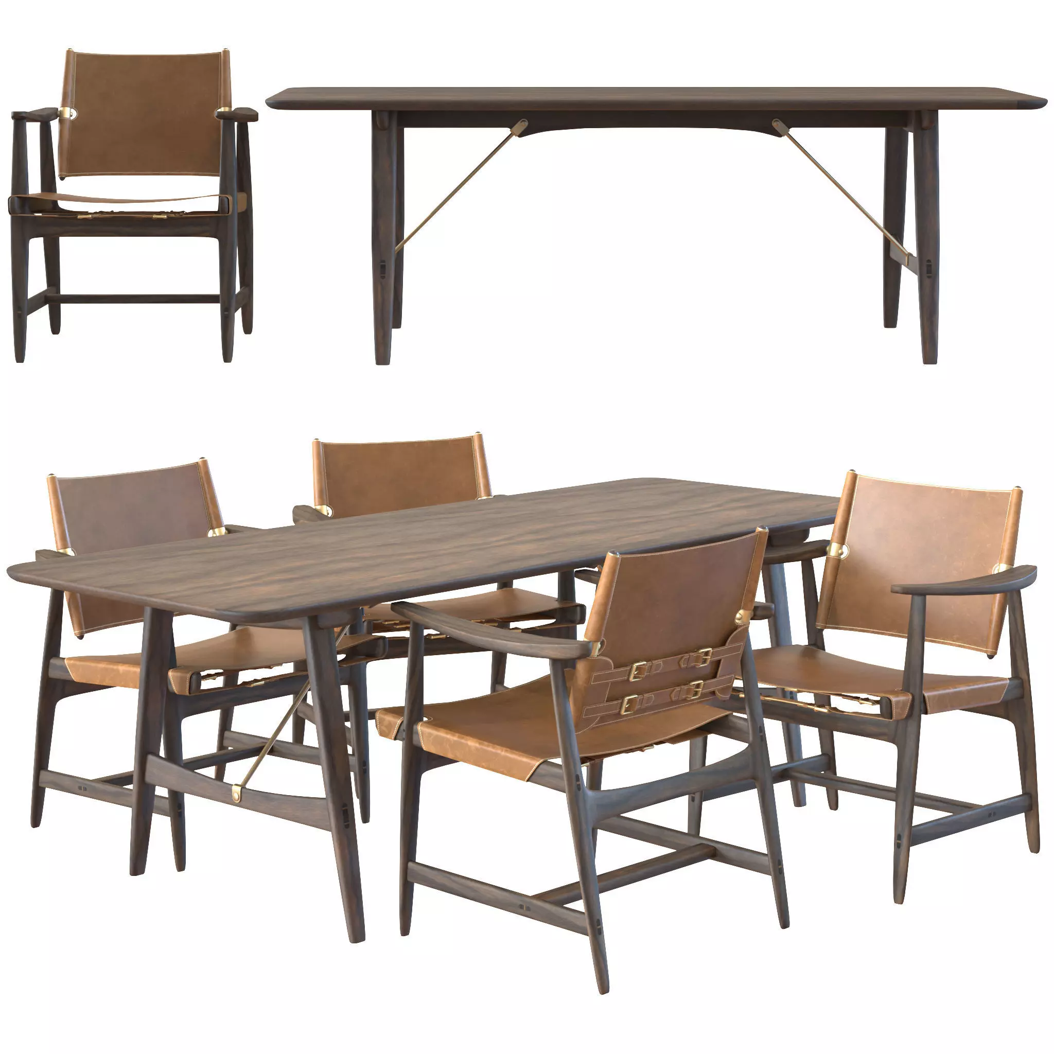 Carl Hansen and Son BM1060 BM1160 3D model