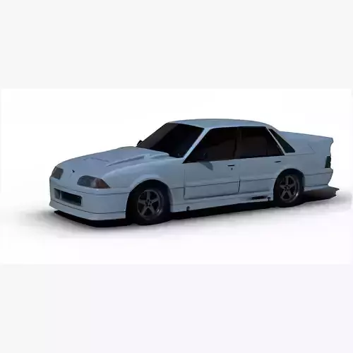 Holden Commodore VL 1990 Low-poly 3D model