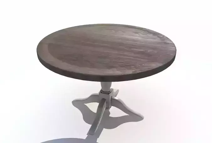 Round Dining Table 3 PBR