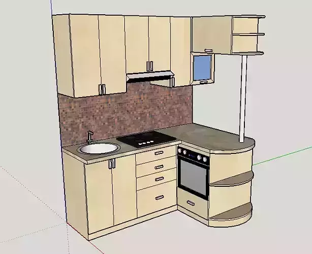 Classic mini kitchen 