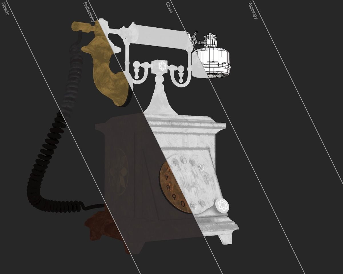 Antique Collections PBR  Low-poly 3D model_50