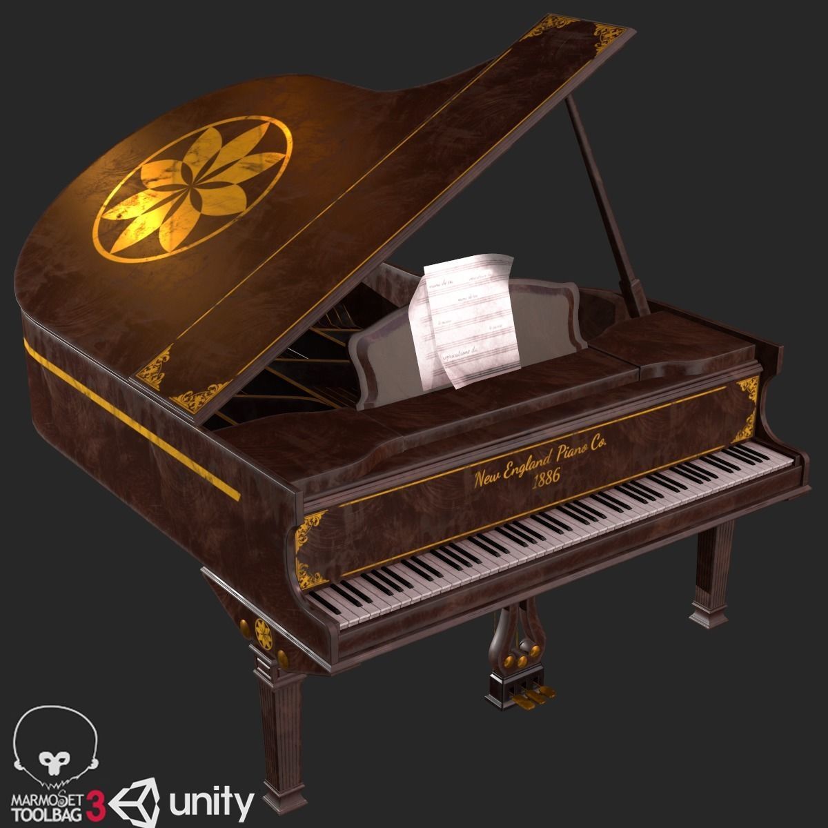Antique Collections PBR  Low-poly 3D model_11