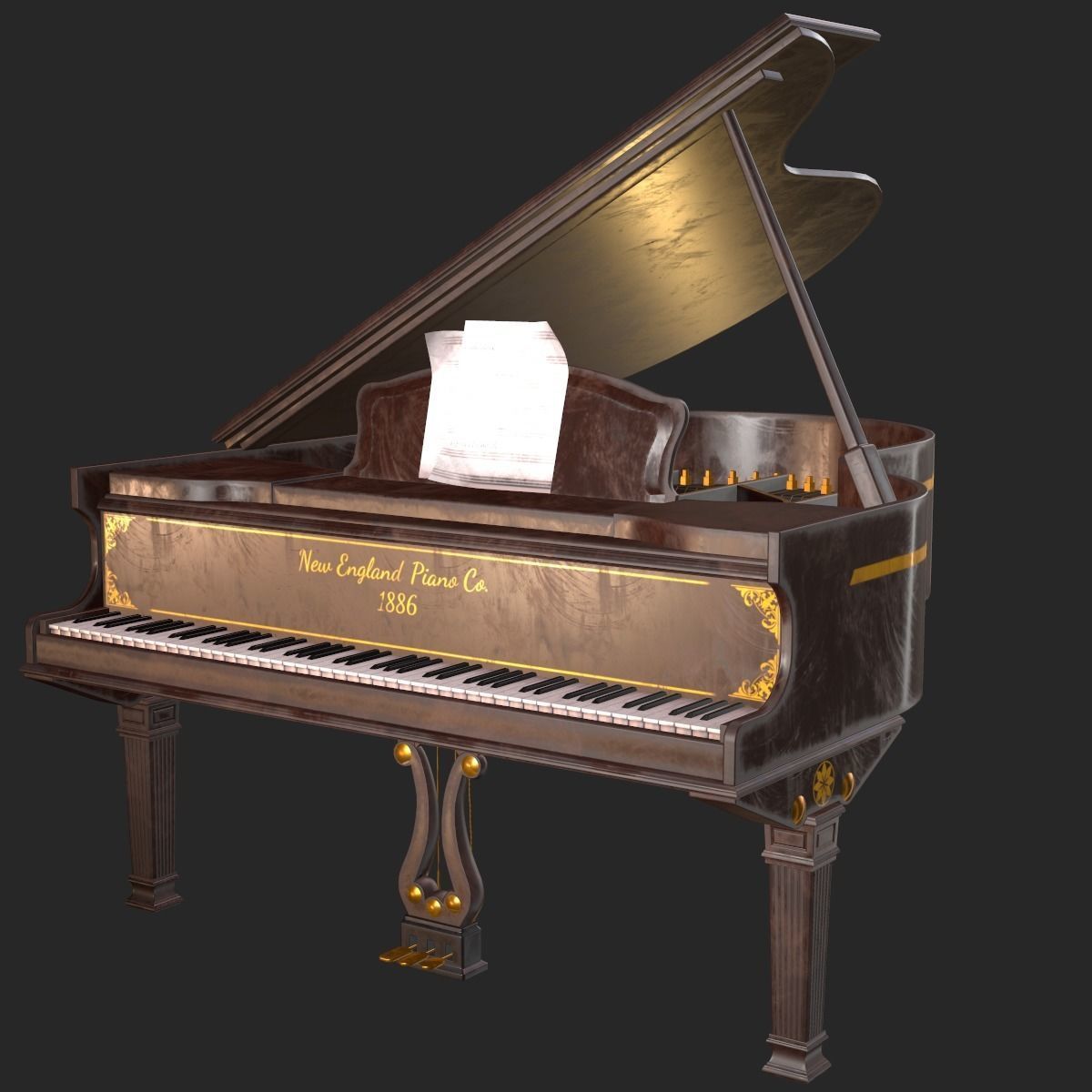 Antique Collections PBR  Low-poly 3D model_72