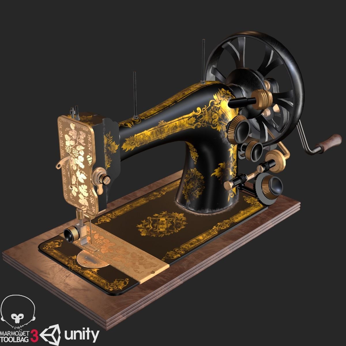 Antique Collections PBR  Low-poly 3D model_2