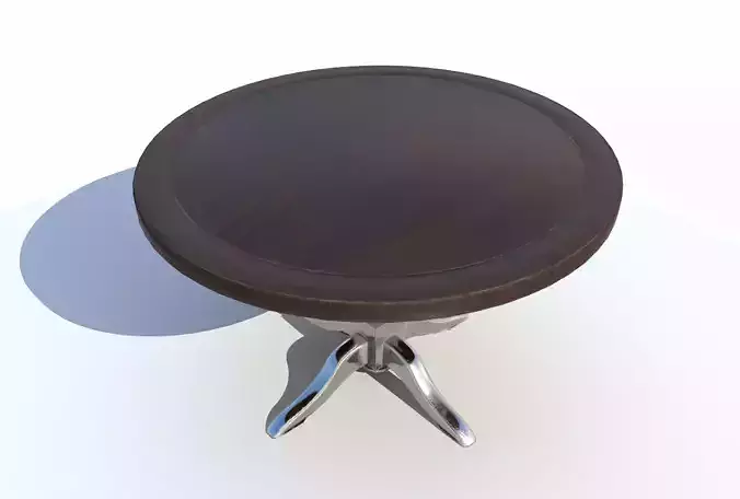Round Dining Table 5 PBR