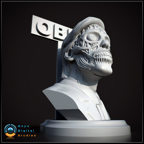 They Live Bust Pose 2 - 3D print model