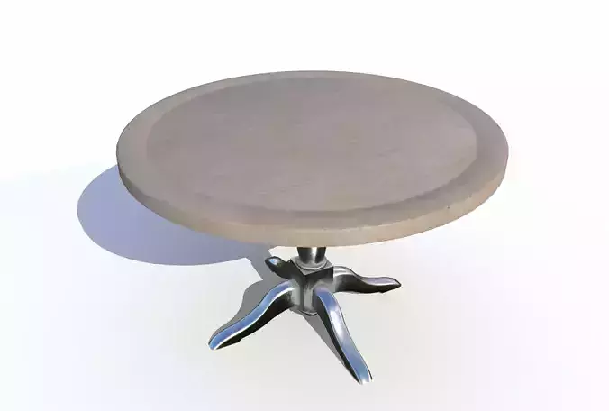 Round Dining Table 6 PBR