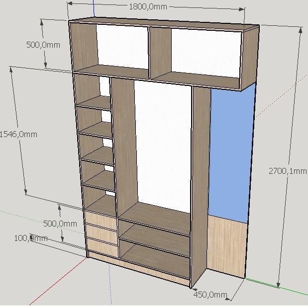 bright nice closet 3D model_3