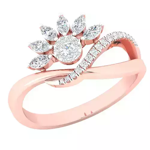 Women ring 3dm stl render detail 3D print model