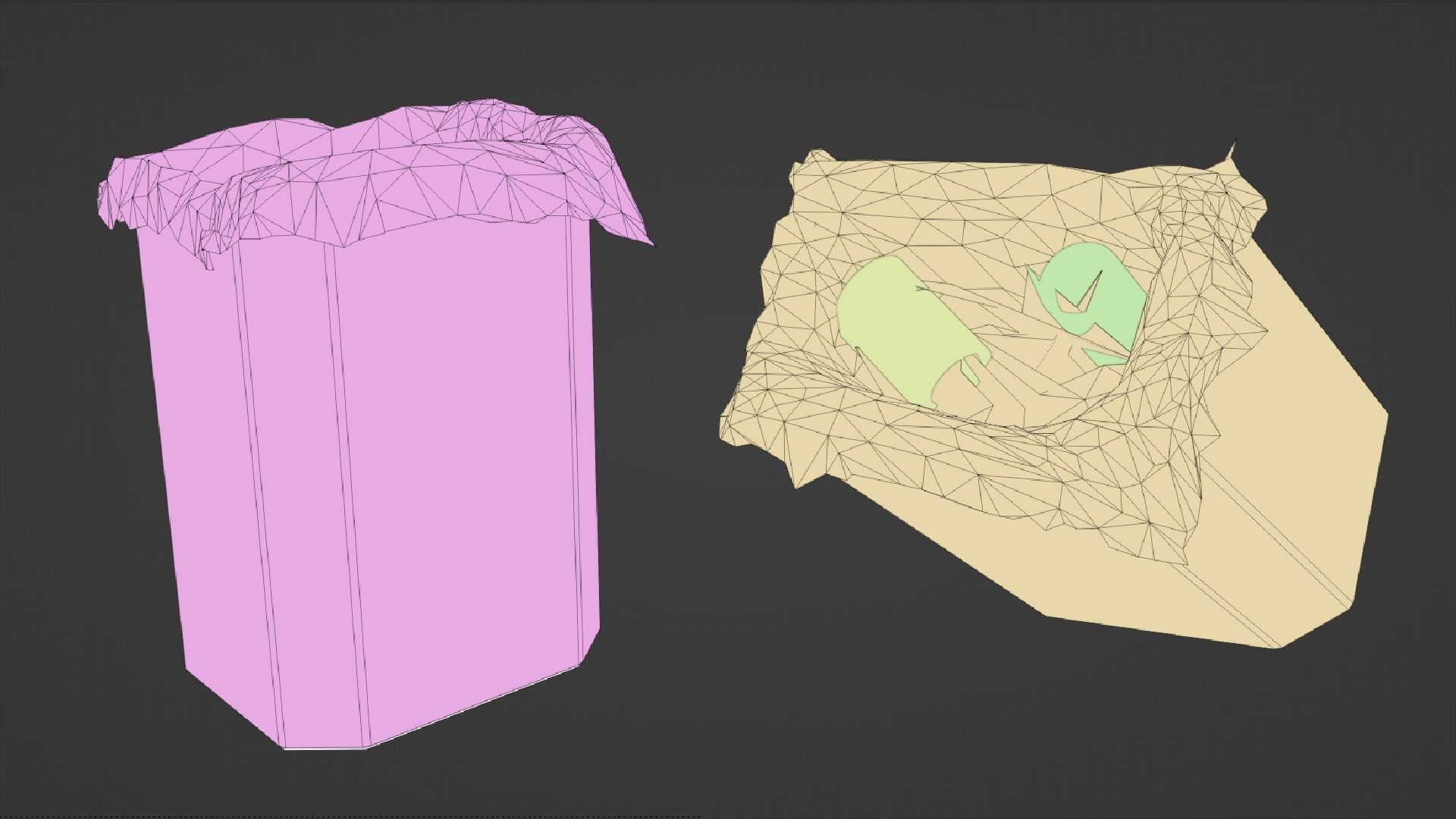 Public Restroom Assets Low-poly 3D model_18