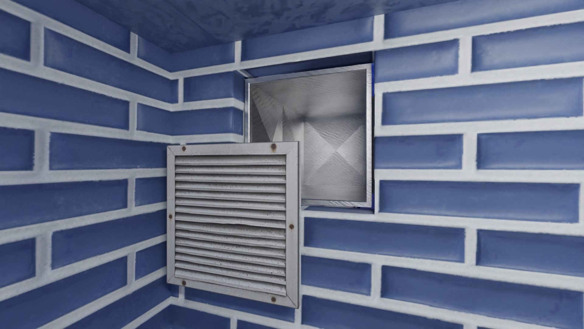 Public Restroom Assets Low-poly 3D model_3