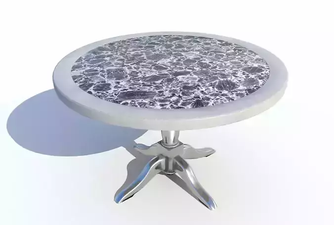 Round Dining Table 9 PBR