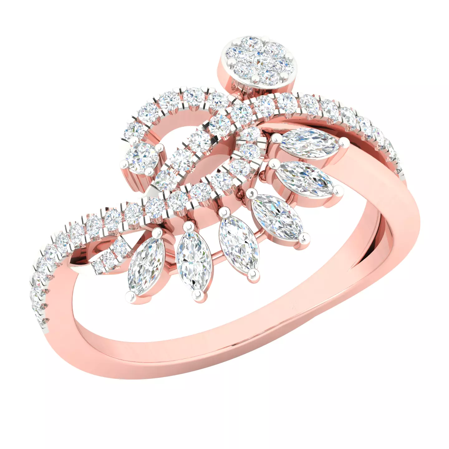 Women ring 3dm stl render detail 3D print model 3D print model_0