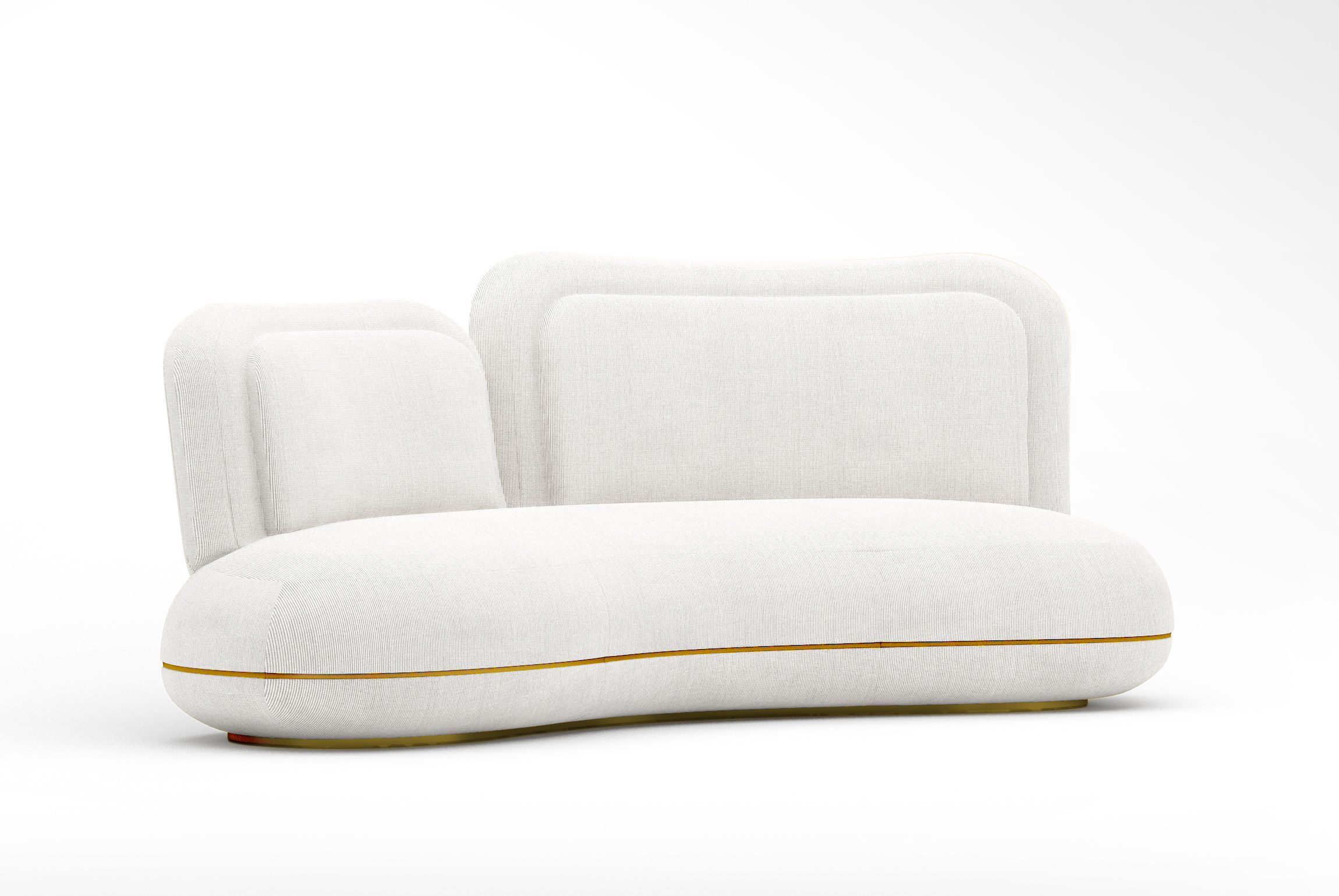 SE oshun sofa with oshun daybed and oshun armchair