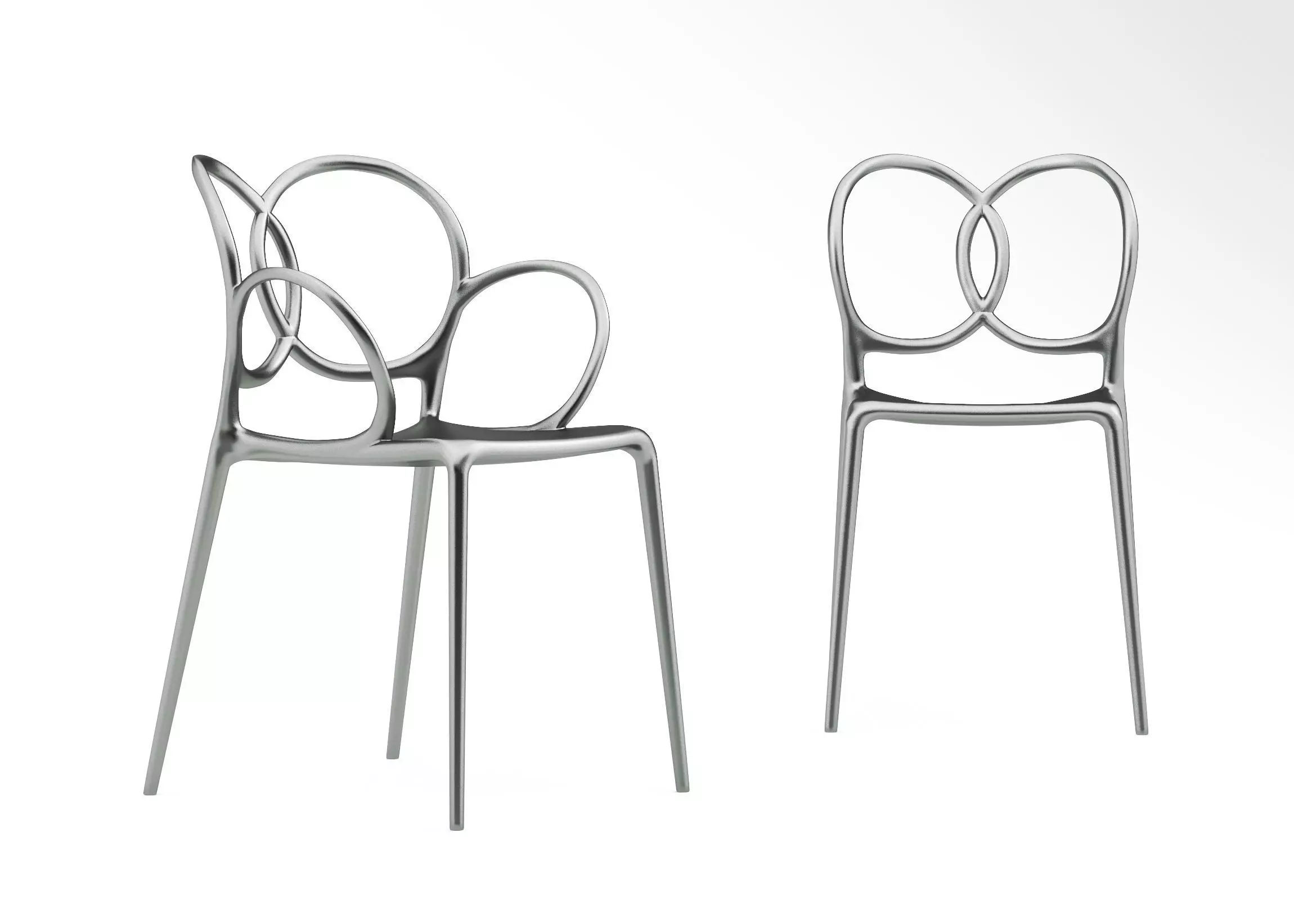 Driade Sissi chair and armchair 3D model