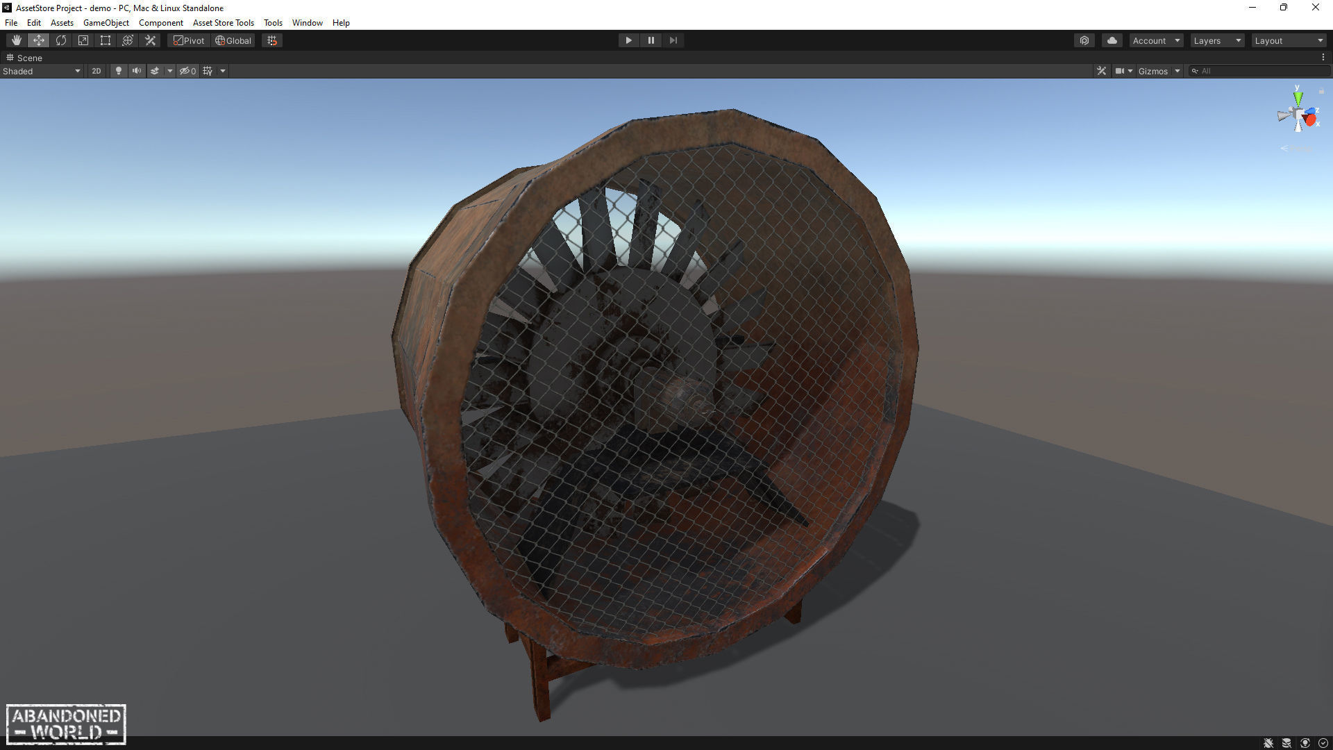 Fan for Metro Free low-poly 3D model_5