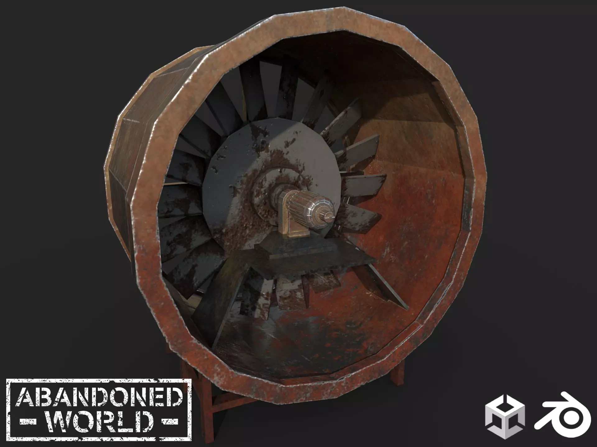 Fan for Metro Free low-poly 3D model_0