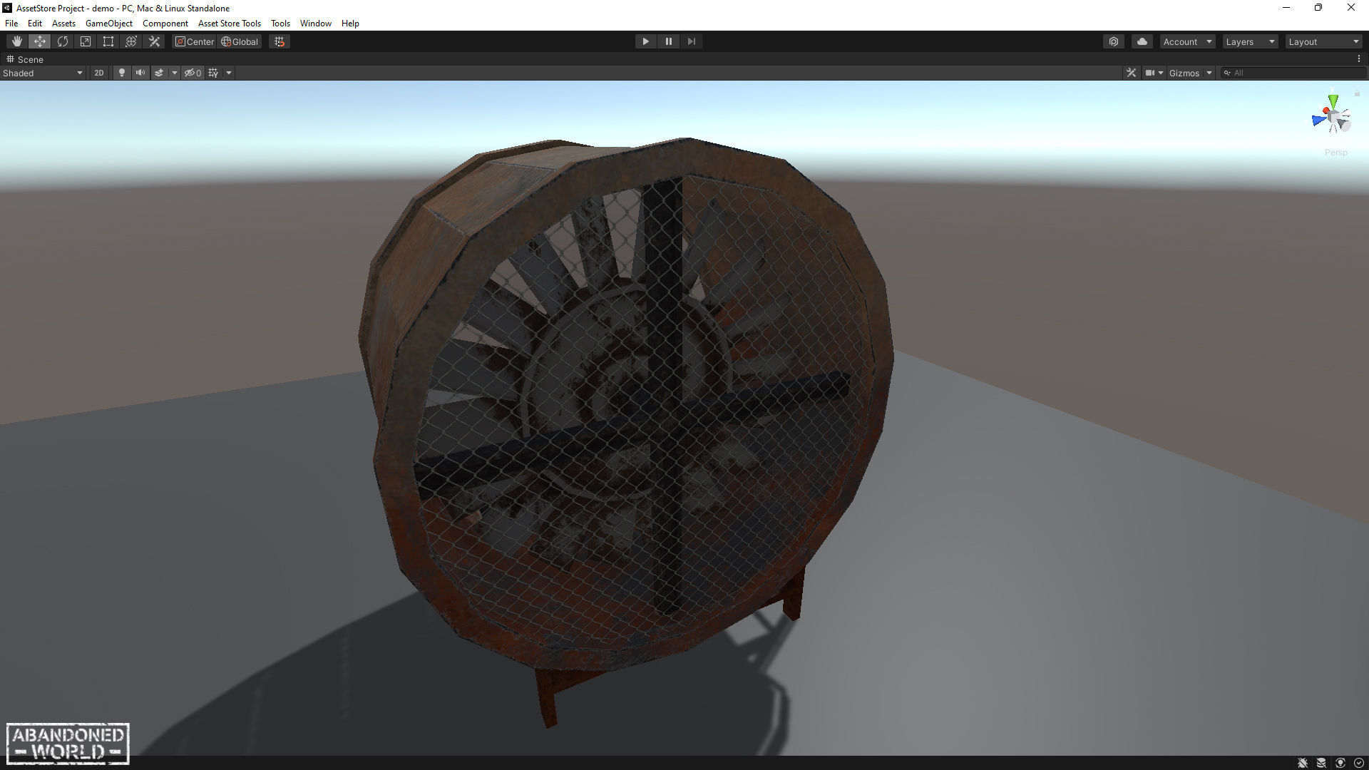 Fan for Metro Free low-poly 3D model_8