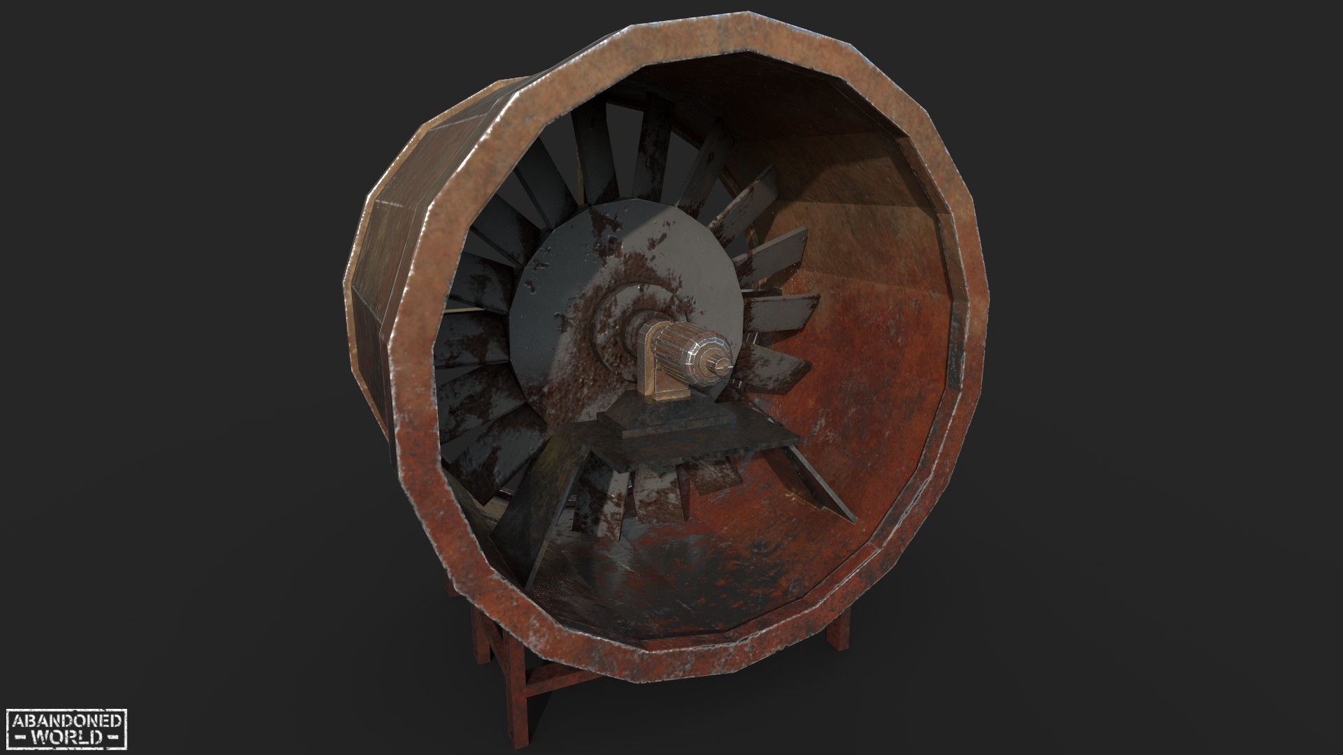 Fan for Metro Free low-poly 3D model_1
