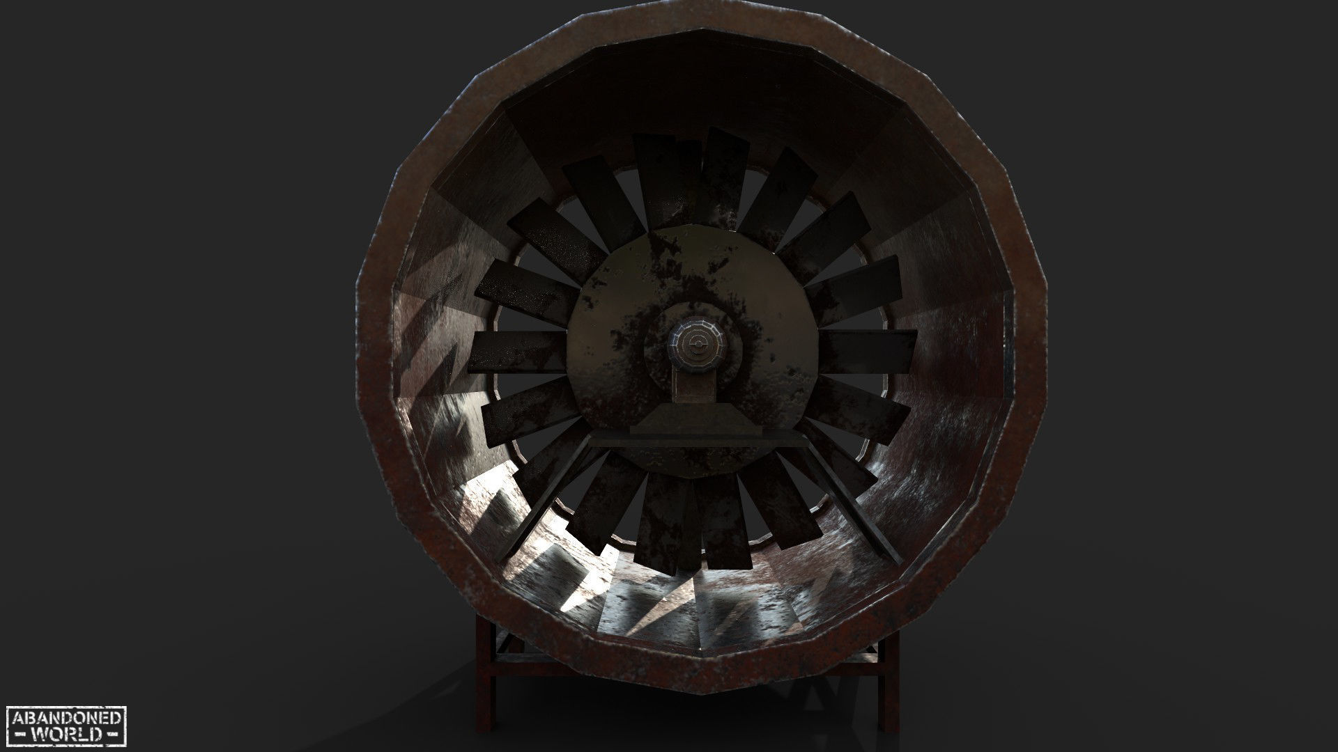 Fan for Metro Free low-poly 3D model_4